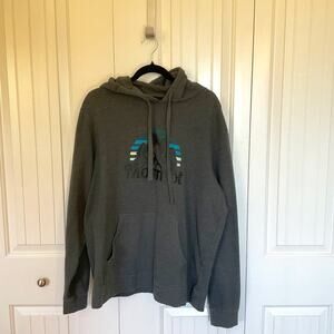 Marmot gray mountain logo sweatshirt Hoodie XL